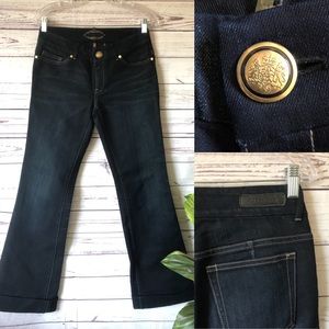 ELIE TAHARI • New Adena Flare mid-rise Jeans dark